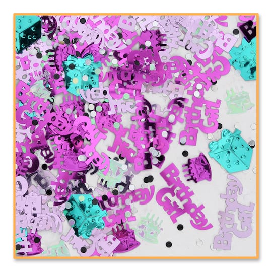 Beistle 1.5oz. Birthday Girl Confetti